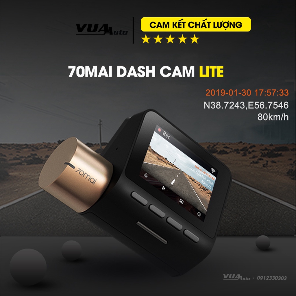 Camera Hành Trình Ô tô Xiaomi 70mai Dash Cam 70 Mai Lite Chính Hãng Full HD