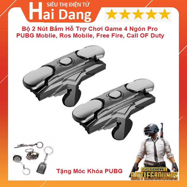 (Free Vận Chuyển) Nút Bấm Chơi PUBG, Ros, Free Fire, Call OF Duty, Phiên Bản Cải Tiến Cực Nhạy Không Delay ( Mẫu 2020 )