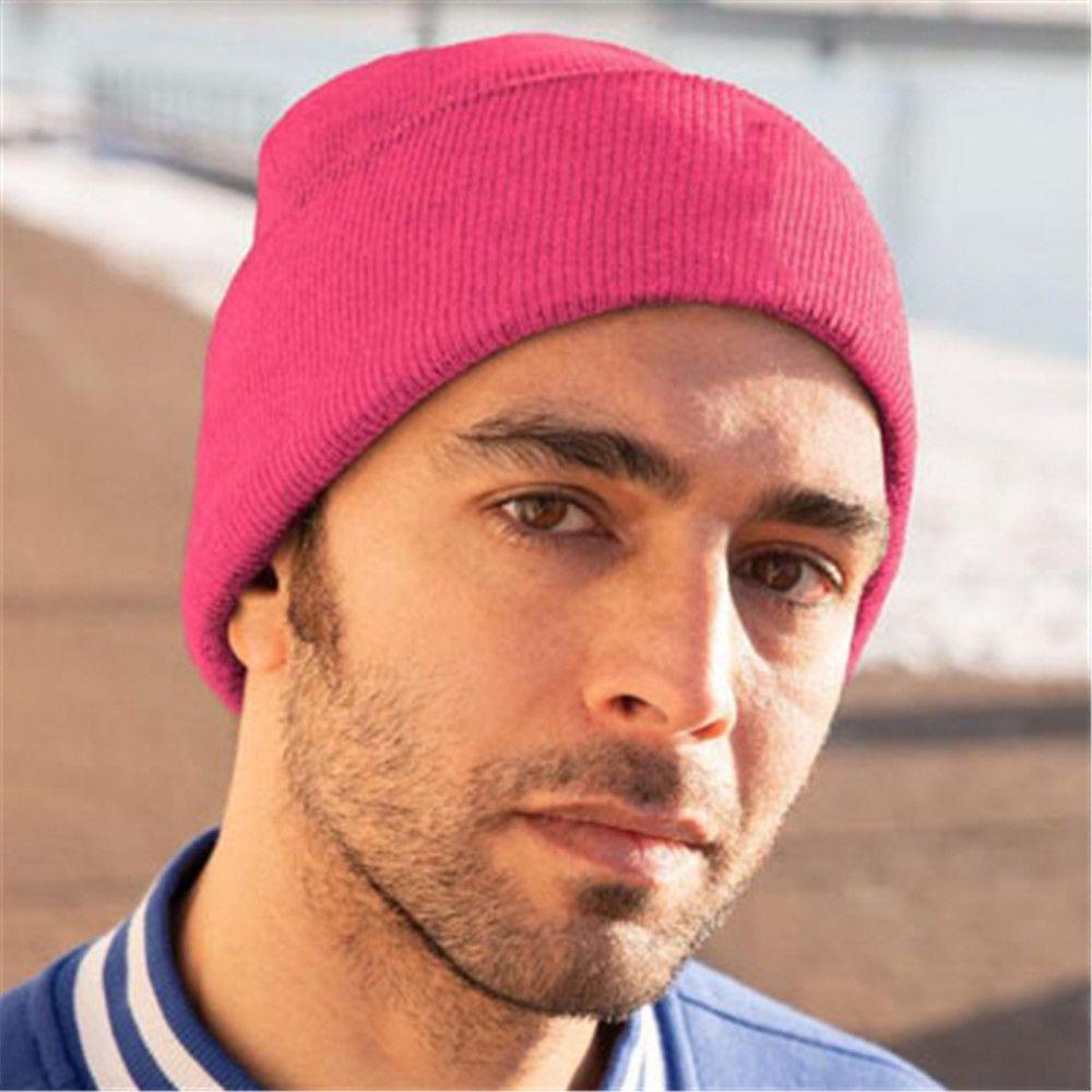BSUNS Mũ Len Màu Trơn Thời Trang Mùa Đông Cho Nam Nữ