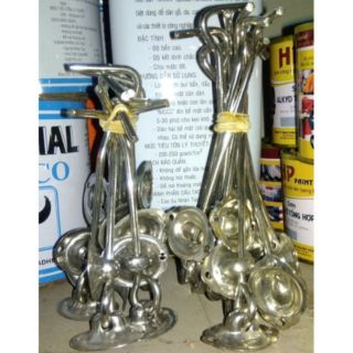 Combo 200 móc gió inox dài (tặng vít)