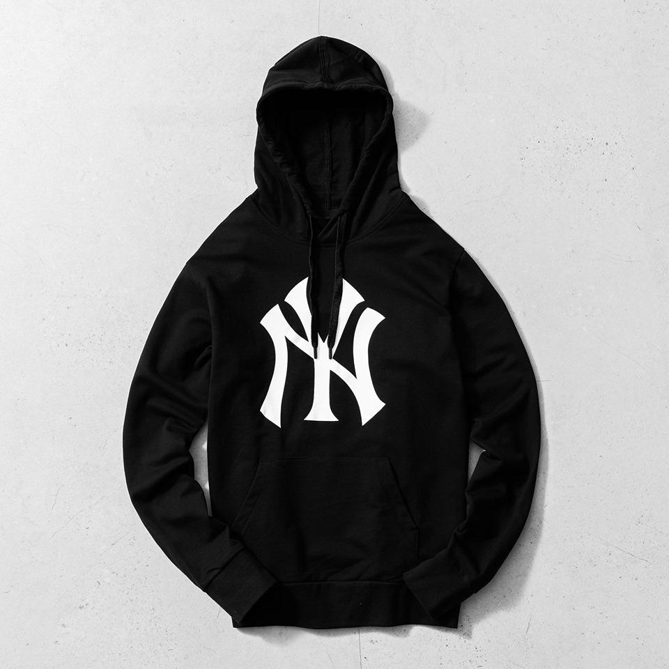 ÁO NỈ BÔNG NY CÓ NÓN HOODIE TRƠN TÚI TRƯỚC UNISEX (KEM TAN) | BigBuy360 - bigbuy360.vn