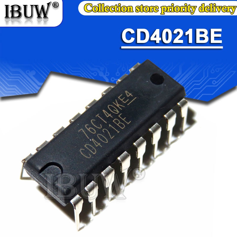 Bộ 10 Linh Kiện Điện Tử CD4021BE DIP16 CD4021 DIP-16 CD4021BD DIP