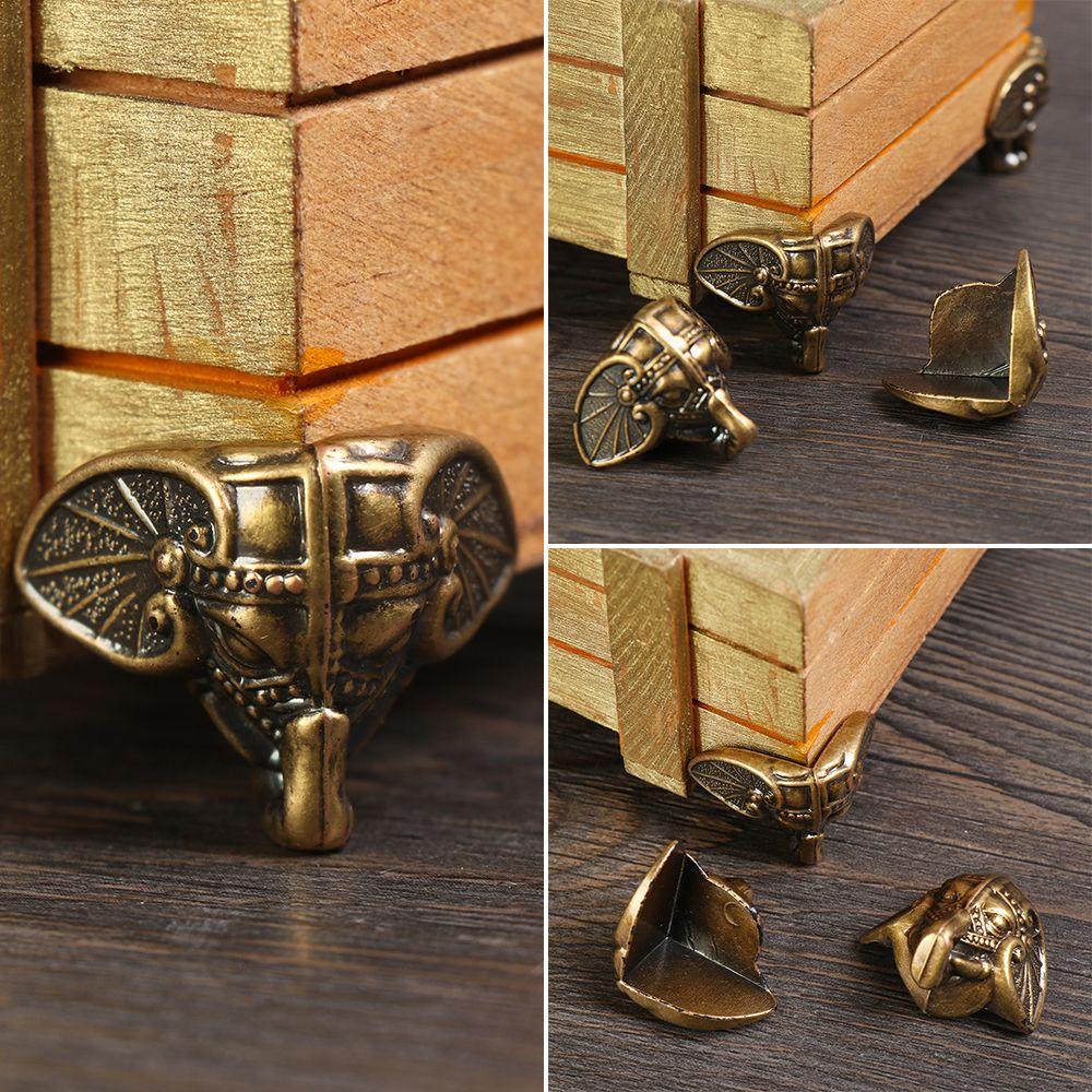 Bộ 8 Chân Voi Bằng Nhựa Trang Trí Phong Cách Vintage