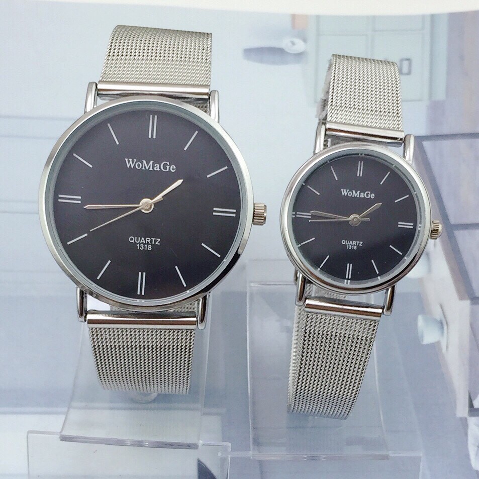 Đồng hồ thời trang nam nữ Womage dây lưới mẫu mới siêu đẹp SC5210 | BigBuy360 - bigbuy360.vn