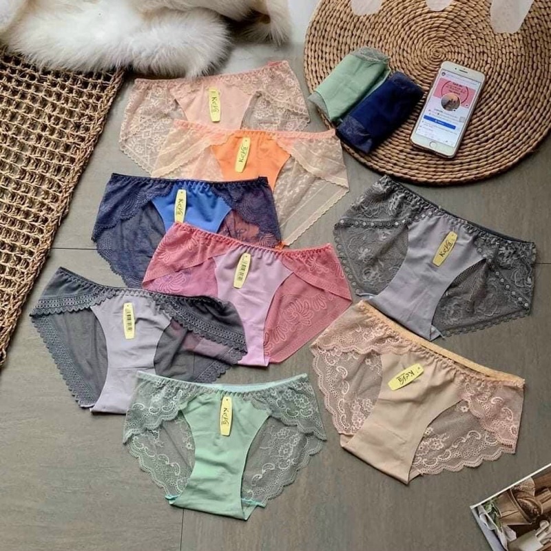 Sét 10 quần lót su thông hơi loại đẹp