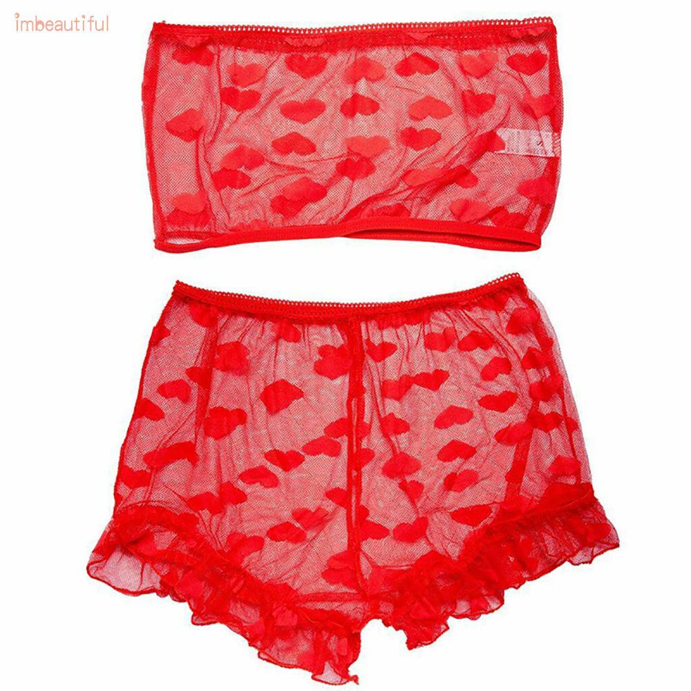 Set Đồ Ngủ Xuyên Thấu Quyến Rũ Cho Nữ