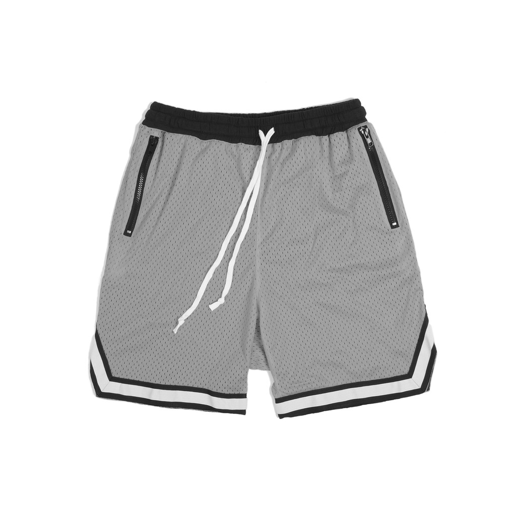 QUẦN SHORT MESH GYM IN GREY - [SMAKER]