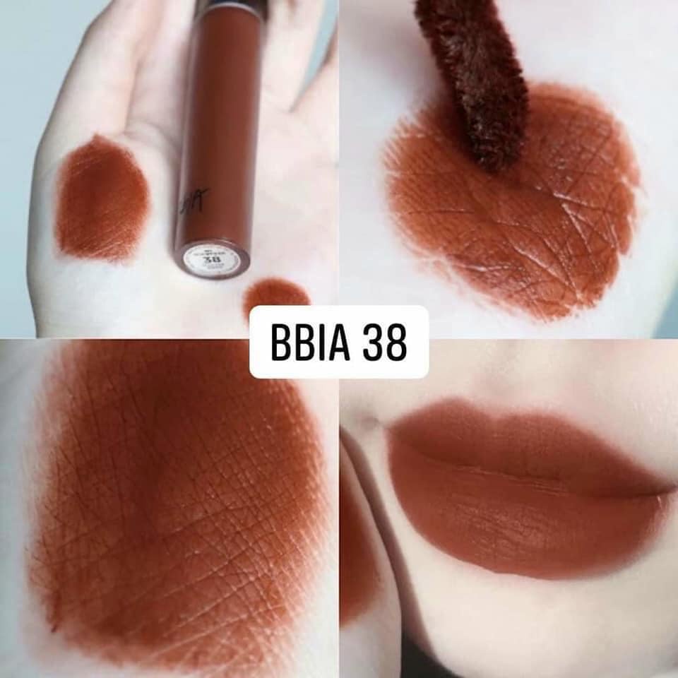 Son  kem Bbia 38 màu đỏ nâu