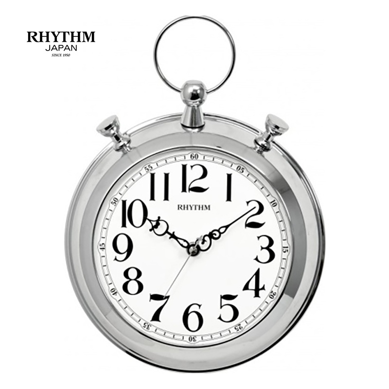 Đồng hồ Rhythm CMG571NR19, kt 24.5×34.0x6.5cm, nặng 750g, vỏ kim loại. Dùng Pin