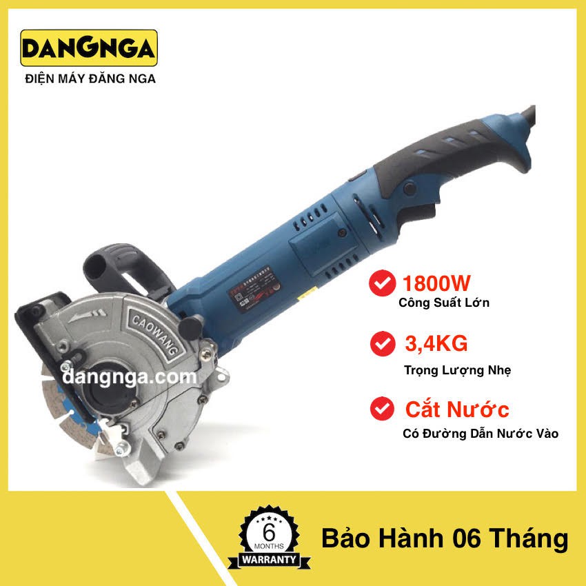 Máy Cắt Rãnh Tường Caowang CW1336 1 lưỡi , Máy Cắt Rãnh Tường Công Suất 1800w Độ Bền Cao