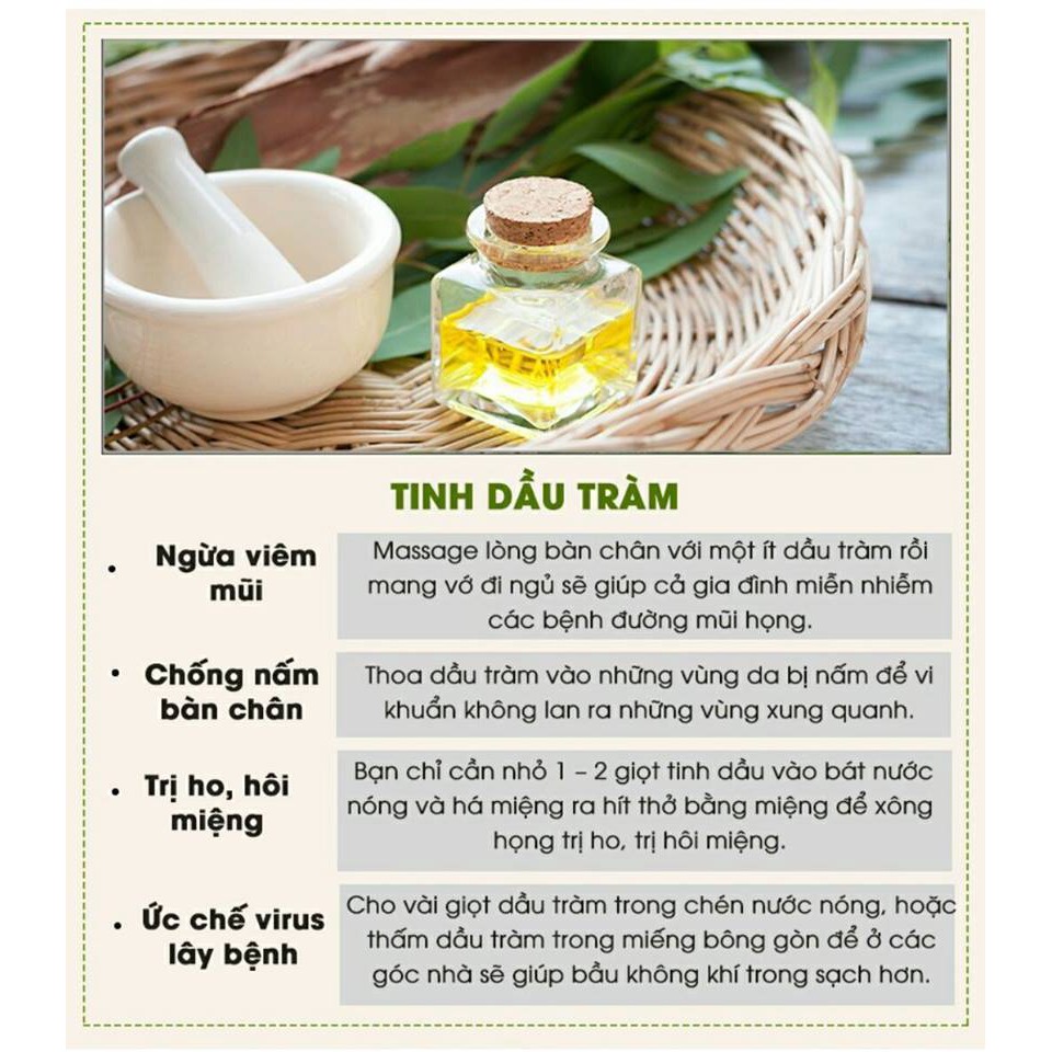 DẦU TRÀM MẸ GẠO - 100% NGUYÊN CHẤT