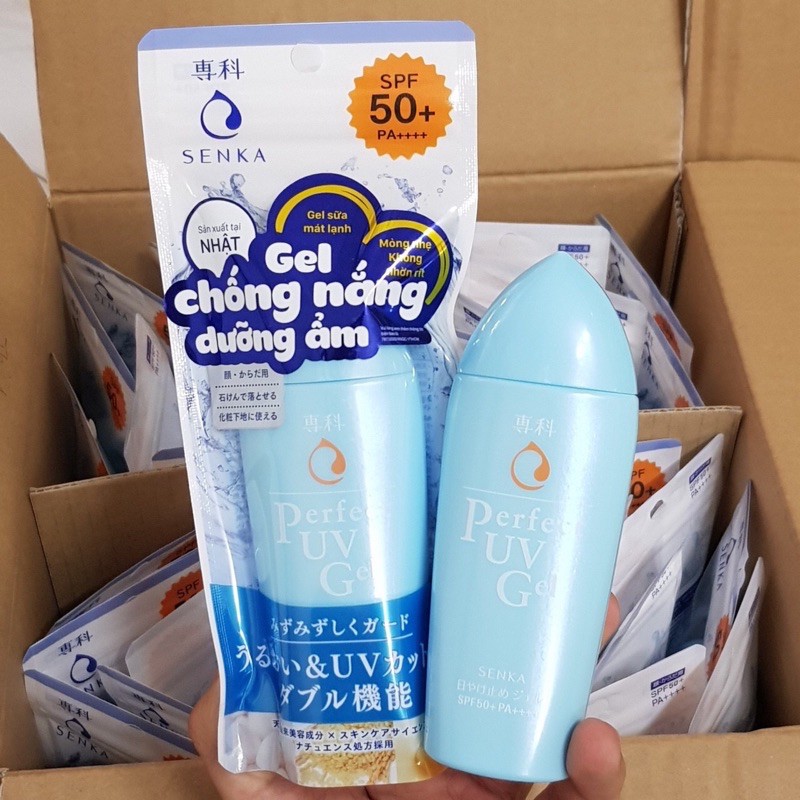 (HSD 6,7/2023)Gel Chống Nắng Senka SPF50/PA++++ 80g