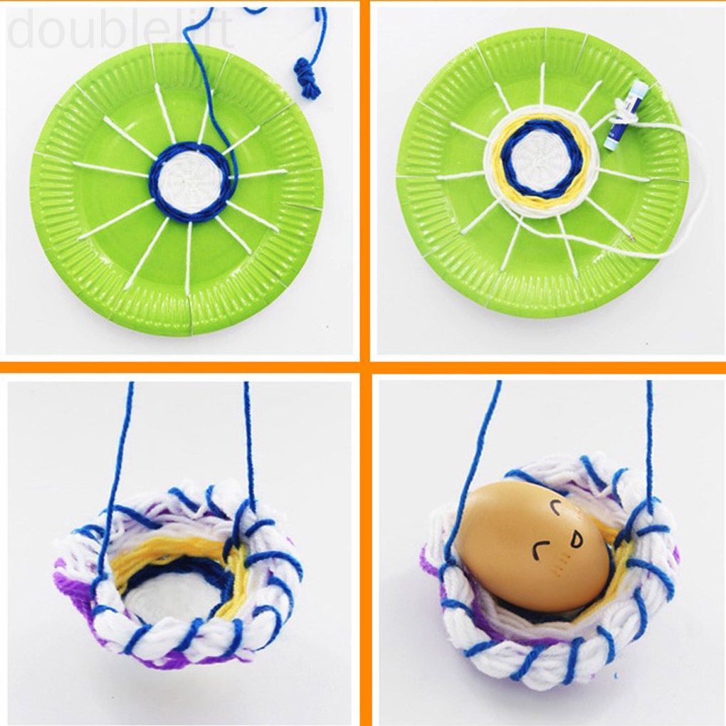 Set 12 Cuộn Len Nhiều Màu Sắc Dùng Để Đan Đồ Thủ Công Cho Bé