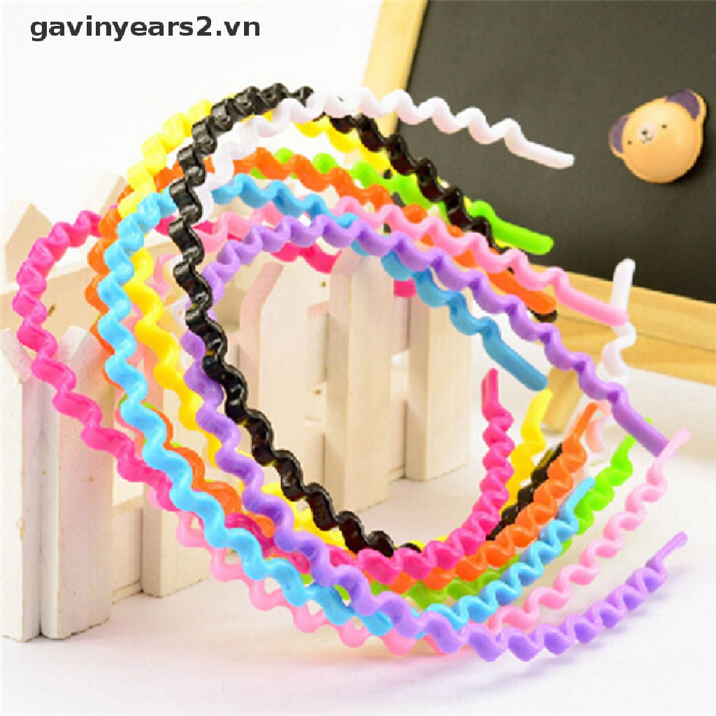 Set 1/5 băng đô cài tóc nhiều màu sắc thời trang thể thao