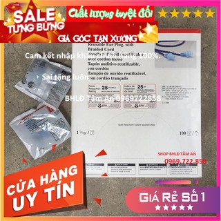 CHÍNH HÃNG - NÚT BỊT TAI CHỐNG ỒN 3M 1290, NÚT NHÉT TAI GIẢM ỒN.