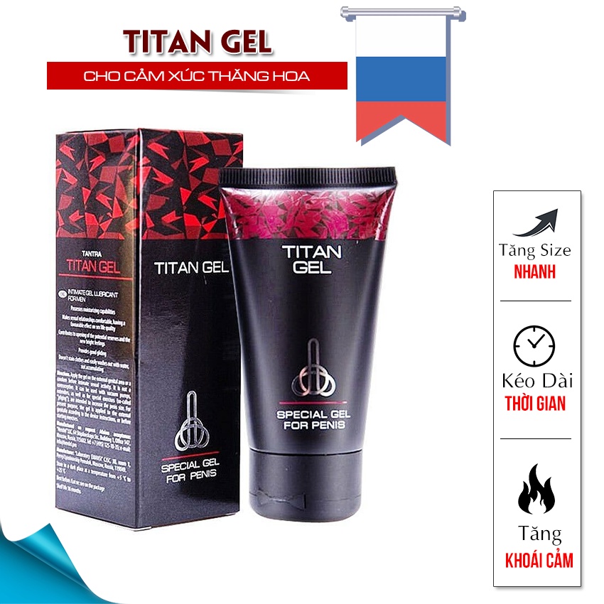 Gel Massage Tăng Kích Thước Cậu Bé TiTan Red | Gel Tăng Kích Thước Cậu Nhỏ Hiệu Quả Số 1 Tại Nước Nga