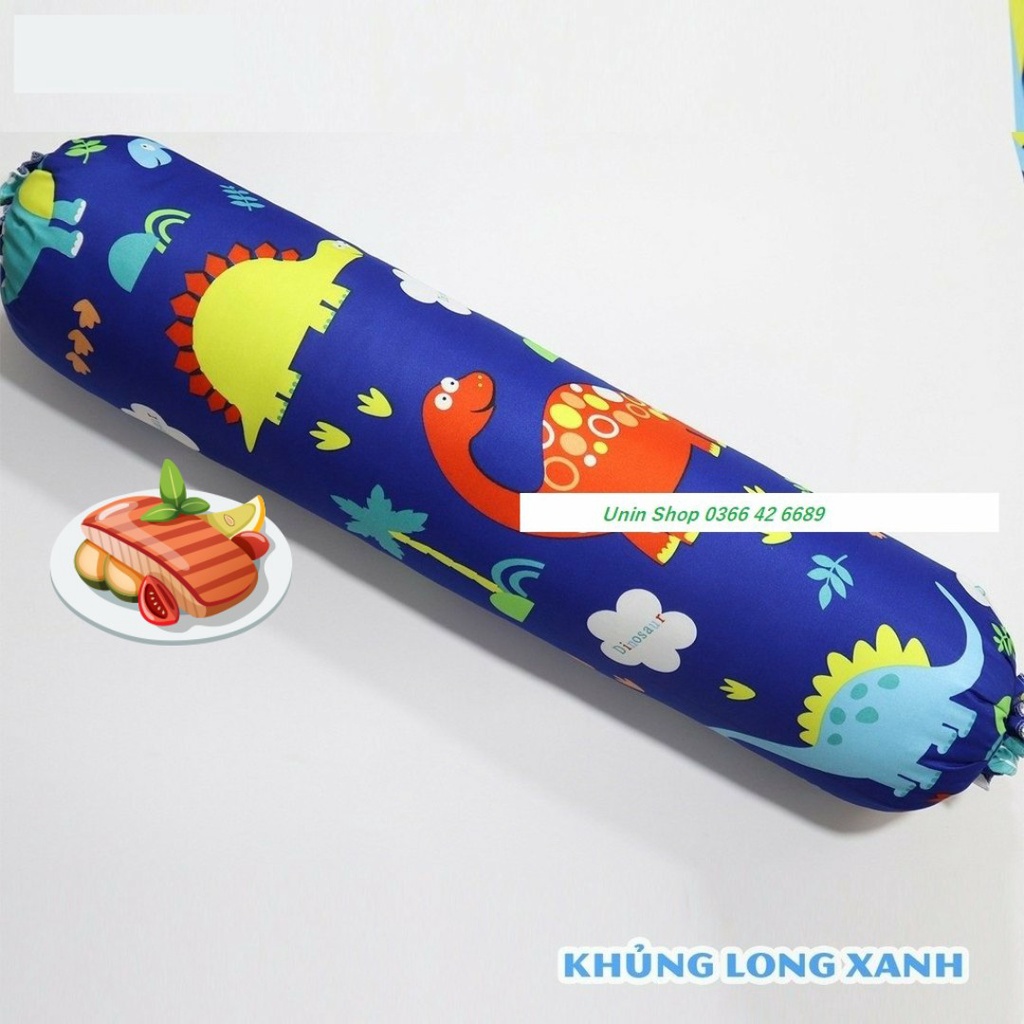 (Giá xưởng) Áo gối ôm, vỏ gối ôm loại to mẫu Ếch Xanh, bao gối dài poly cotton 30x100cm loại đẹp