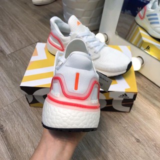 Giày Sneaker Ultraboost 6.0 trắng đỏ (fullbox+freeship)