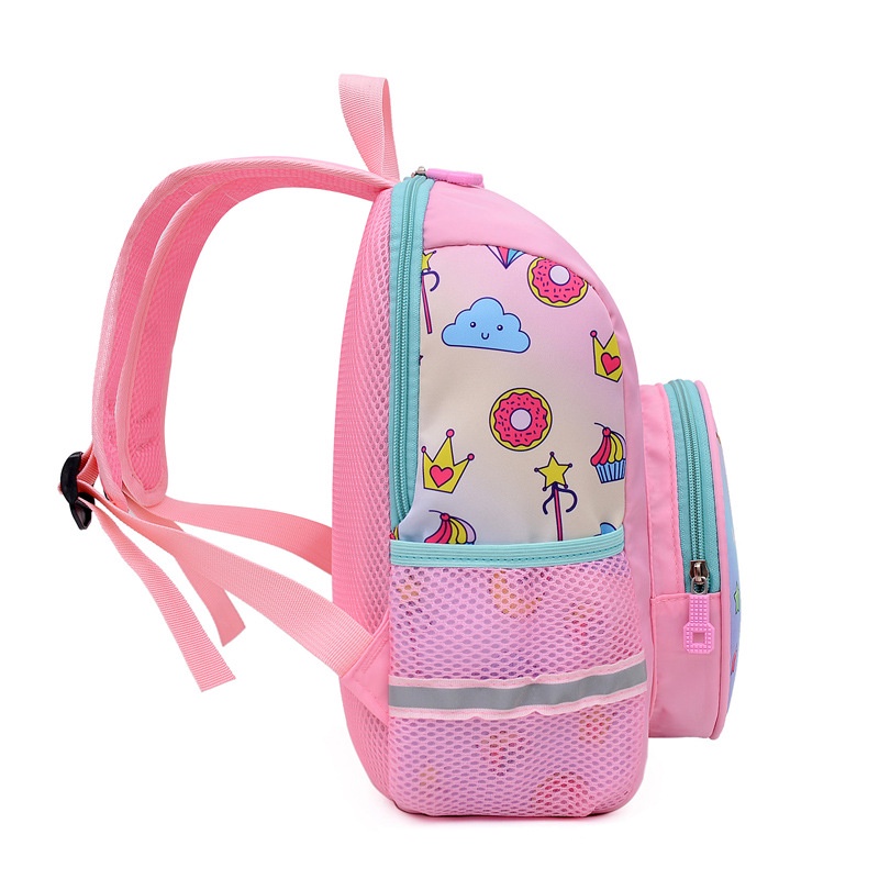 Ba lô đi học cho bé họa tiết Spiderman Paw Patrol Iron Man Unicorn Hello Kitty chất dày dặn chắc chắn
