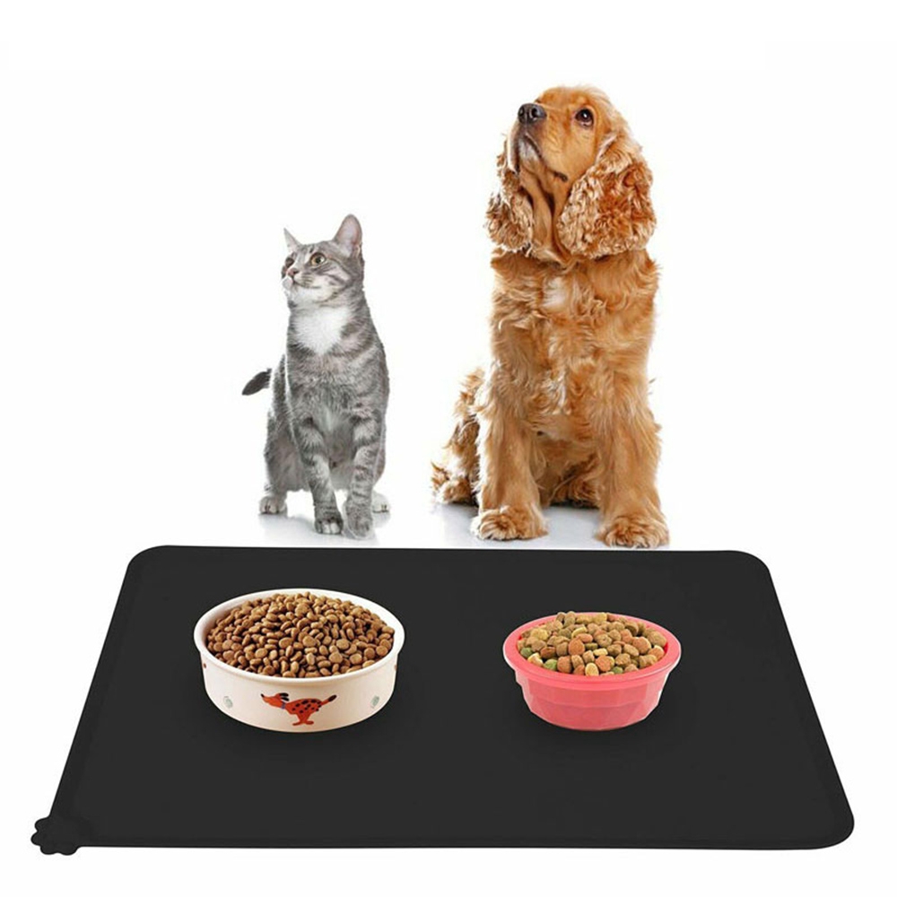 Thảm silicon lót bát ăn chống thấm nước tùy chọn màu sắc