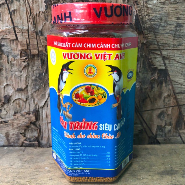 Cám dinh dưỡng dành cho chim chào mào ( hủ lớn)