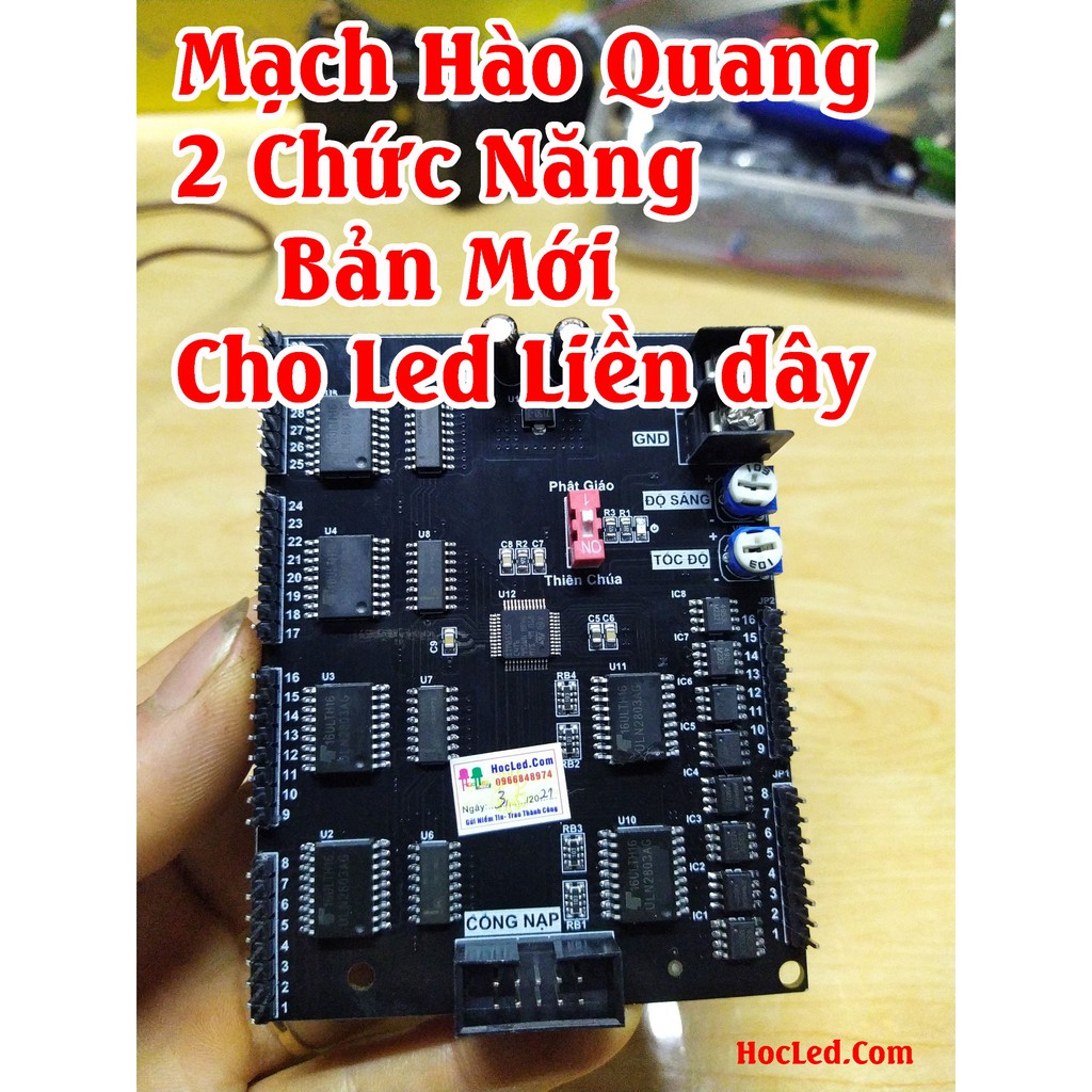 Mạch Hào Quang Chạy LED Liền Dây V5 Hiệu Ứng Đẹp 2021 - Thi Công Nhanh Chóng