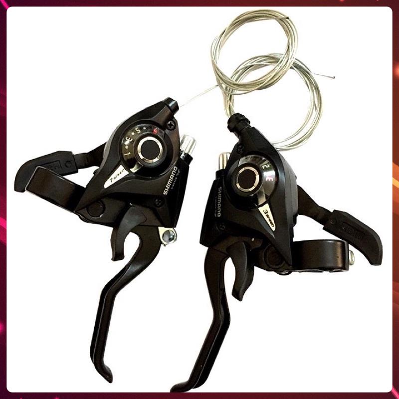 Bộ tay phanh tay đề xe đạp chính hãng Shimano 3*7