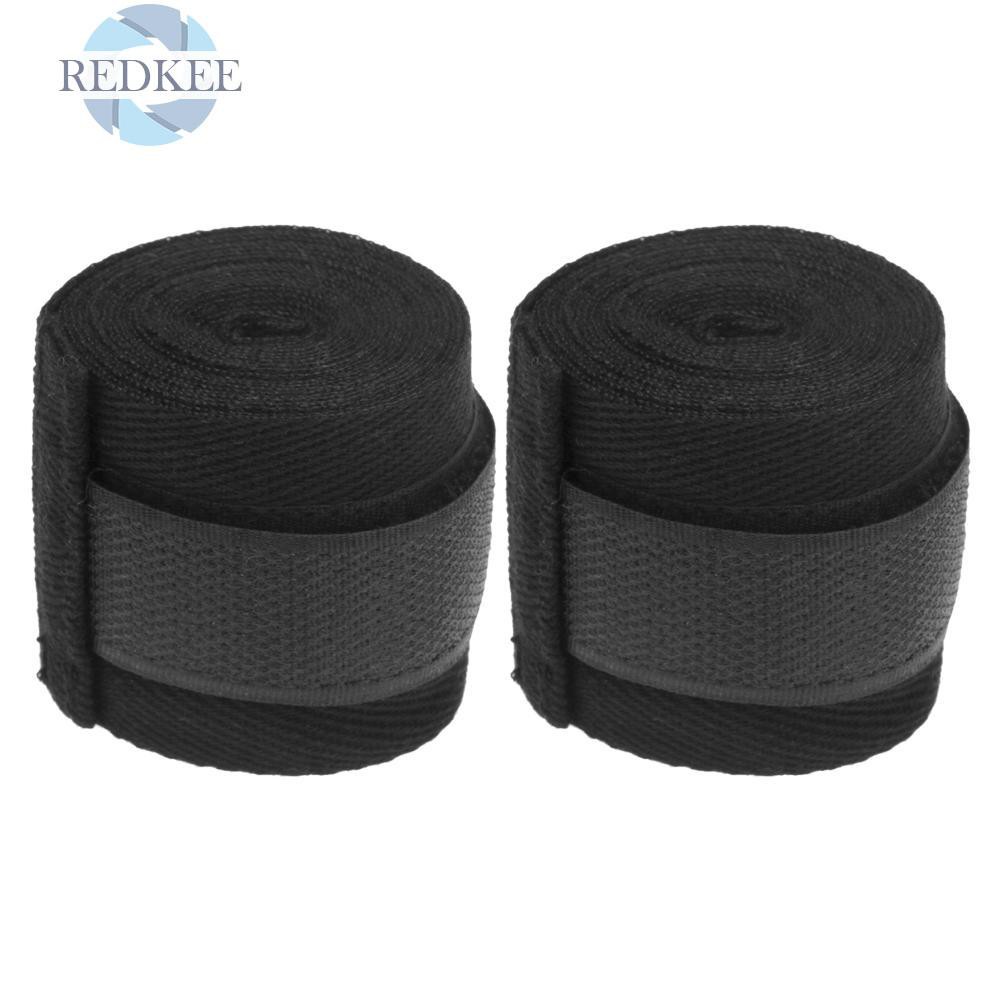 (Hàng Mới Về) Set 2 Băng Quấn Bảo Vệ Cổ Tay Khi Chơi Boxing Chất Liệu Cotton 2.5m