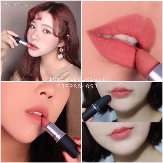 Son Mac Power Kiss Màu 314 Mull It Over - Hồmg Nude