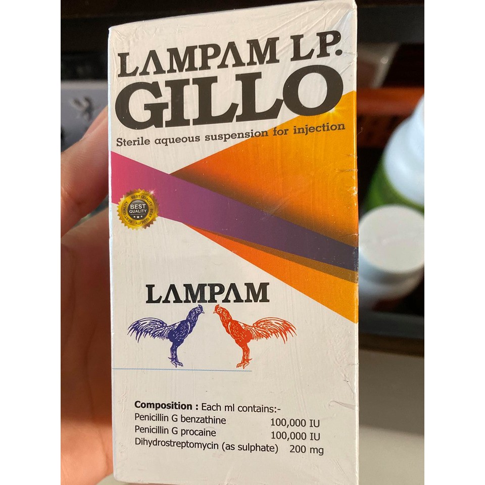 GILLO LAMPAM LỌ 100ML - CHUYÊN NGỪA VÀ TRỊ CHO GÀ CON GÀ LỚN