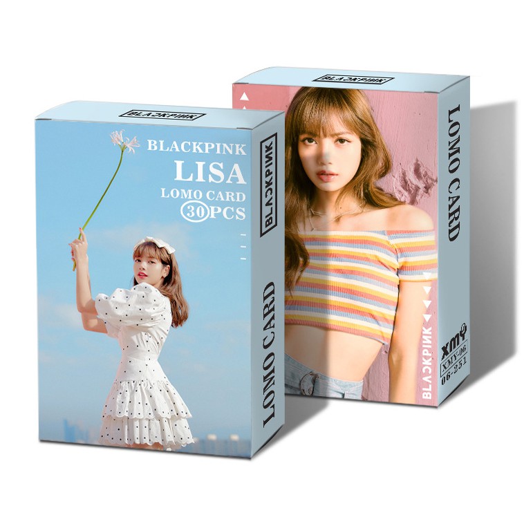 Lomocard ảnh thành viên Lisa Blackpink 30 tấm