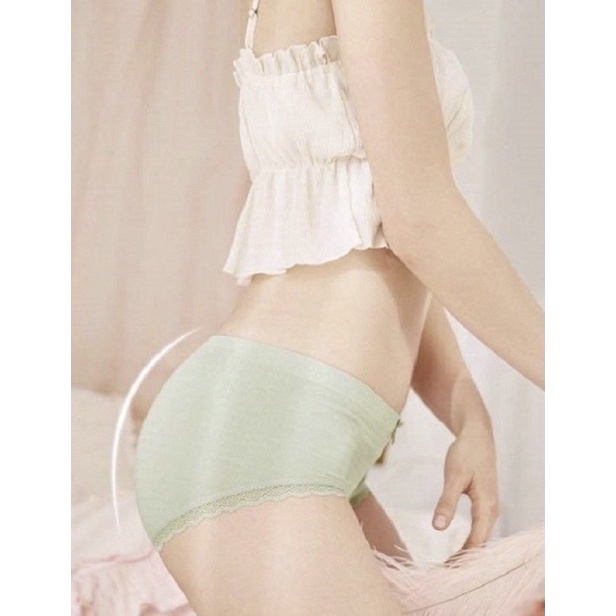 Quần lót Nữ Cotton dệt kim Co dãn Thoáng mát F3