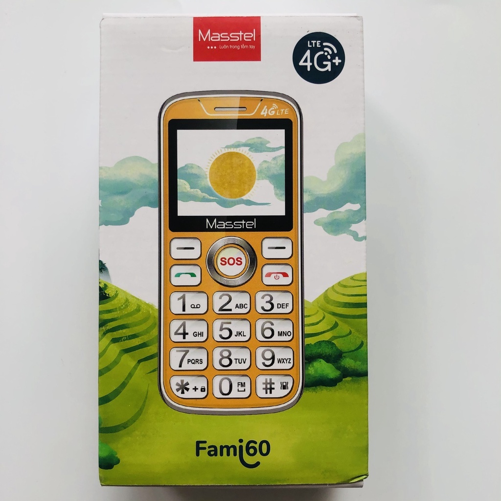 Điện thoại Masstel FAMI 60 4G - Chữ TO - LOA TO - BÀN PHÍM TO