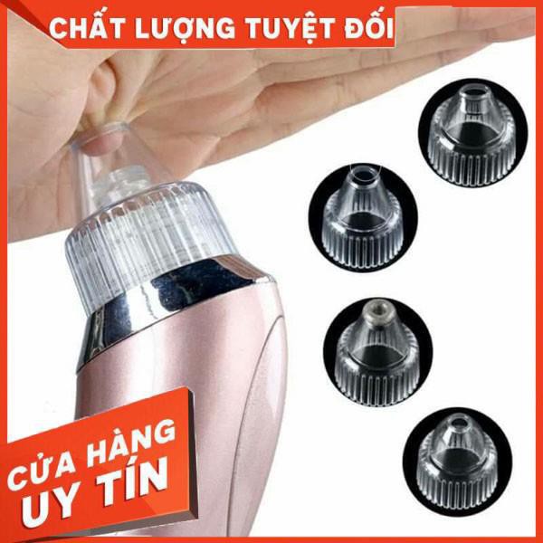 [XẢ KHO+FREE SHIP] Máy hút mụn đầu đen cầm tay 4 đầu cao cấp