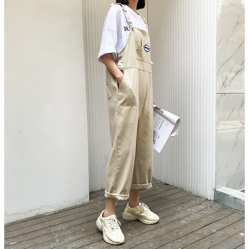 [ẢNH THẬT] Quần yếm dài SPECIAL Kaki - Quần Ulzzang | BigBuy360 - bigbuy360.vn