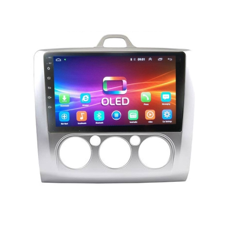 Mặt dưỡng kèm dây nguồn zin lắp màn hình android cho xe FORD FOCUS 2006-2012