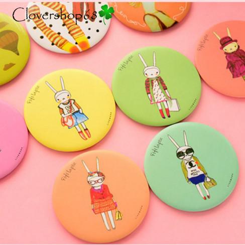 Gương tròn bỏ túi mini jj