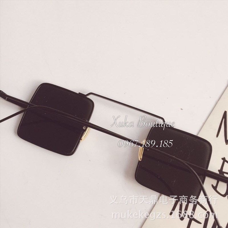 Kính Mát Gọng Vuông Thời Trang Trẻ Em , Kính Mát Mắt Bé Trai Bé Gái Từ 1 Tuổi Đến 8 Tuổi, Chống Tia UV400 Bảo Vệ Mắt