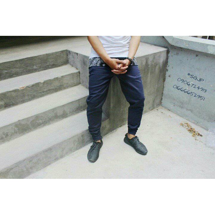 Quần Jogger Nam Kaki Co Giãn Ống Bo Co Giãn Mềm Mịn Giành Cho Nam Và Nữ