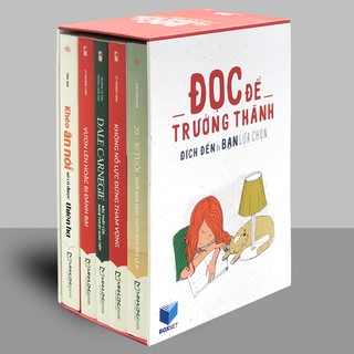 Sách - Đọc Để Trưởng Thành - Đích Đến Do Bạn Lựa Chọn - Tặng Sổ Tay (Hộp 5 quyển)