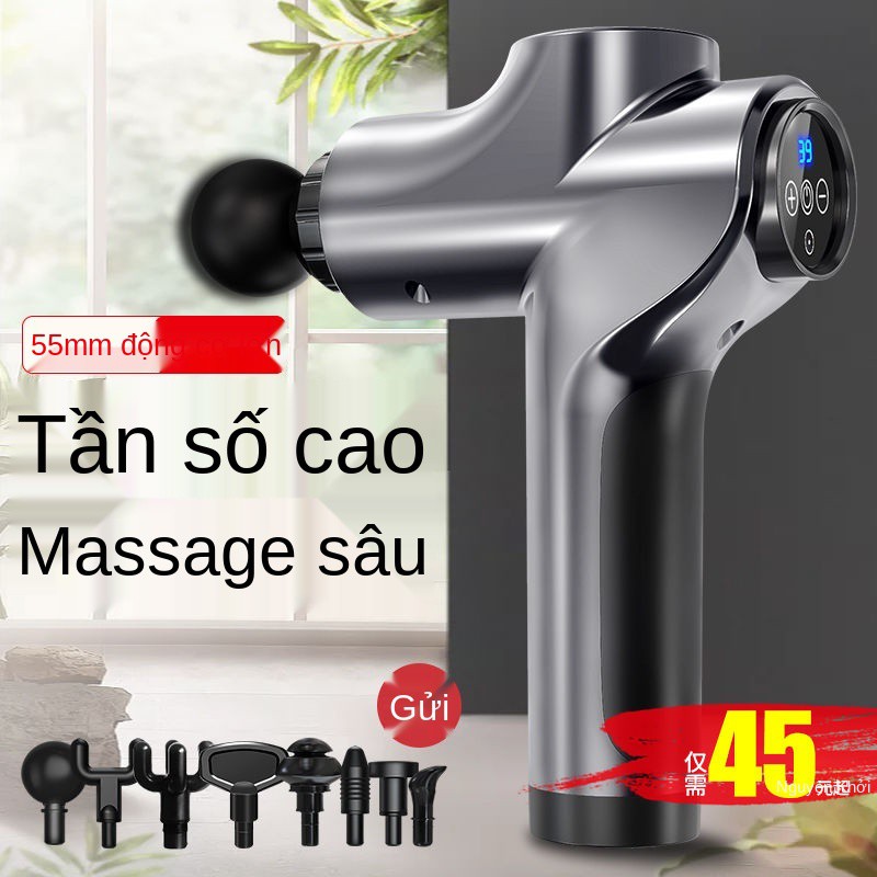 súng fascia điện massage thư giãn cơ sâu Thiết bị tập vật lý trị liệu bộ máy