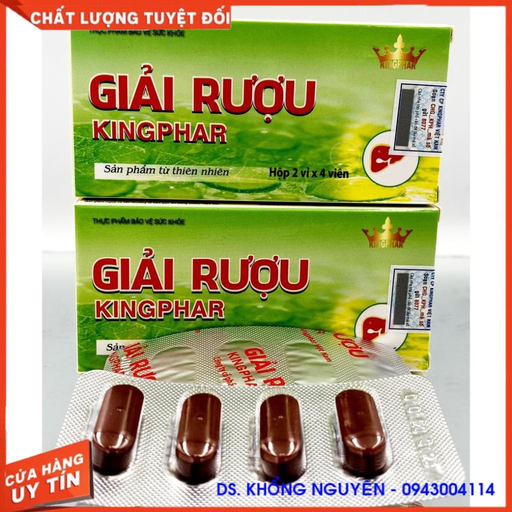 Giải Rượu Kingphar - Hộp 8 Viên