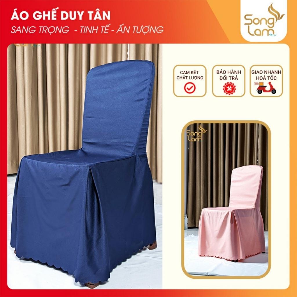 Áo ghế nhà hàng cao cấp, chất liệu thun sọc xéo, dùng để phủ lên ghế nhà hàng hoặc tiệc cưới, sinh nhật... AG001