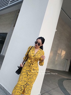 Bigsize Đầm chữ buộc eo bigsize