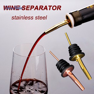 2pcs Stainless Steel Wine Pourer Liquor Pour Spouts Bottle Cap Bartender Home Bar Party Accessori