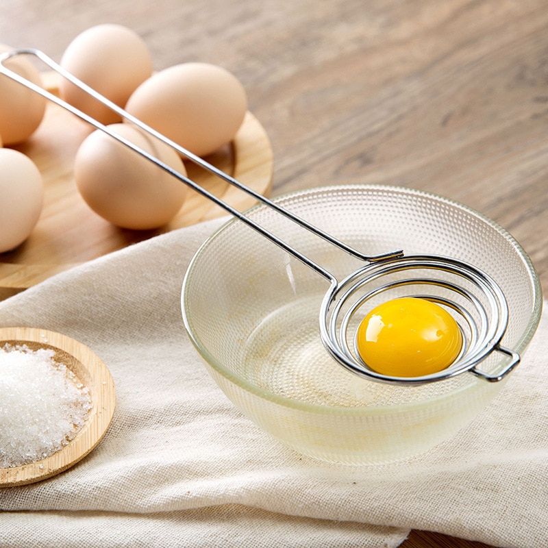 Dụng Cụ Tách Lòng Đỏ Trứng Bằng Thép Không Gỉ