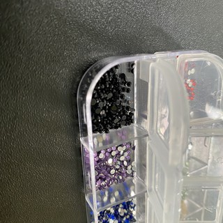 SET đá trang trí nail, Khay đá trang trí cho móng