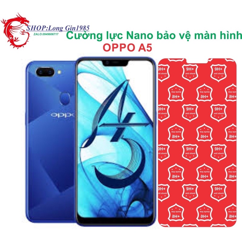 Oppo A5 Cường lực dẻo Nano chống va đập chống trầy xước