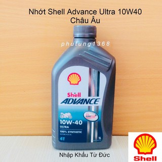 Nhớt Shell Advance Ultra 4T 10w40 [ Châu âu ] Nhớt Xe Số | Nhớt Xe Máy