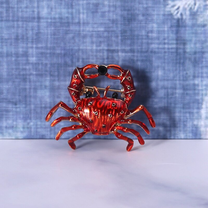 Ghim Cài Áo Hình Cua Dễ Thương Dành Cho Nữ